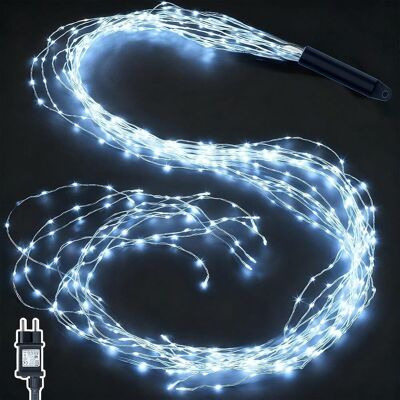 BALTERLEY Guirlande Lumineuse 2m 400 Led Guirlande Avec Prise, Minuterie, Télécommande, 8 Modes Lumières De Noël Étanche Guirlande Lumineuse Cascade Pour Sapin De Noël Intérieure Extérieure Décoration - Publicité BALTERLEY Guirlande Lumineuse 2m 400 Led Guirlande Avec Prise, Minuterie, Télécommande, 8 Modes Lumières De Noël Étanche Guirlande Lumineuse Cascade Pour Sapin De Noël Intérieure Extérieure Décoration - Publicité