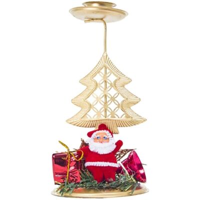 YUDO Porte-bougie De Noël 2024, Ornement De Noël, Décoration De Fête, Porte-bougie Pilier-christmas Tree - Publicité YUDO Porte-bougie De Noël 2024, Ornement De Noël, Décoration De Fête, Porte-bougie Pilier-christmas Tree - Publicité