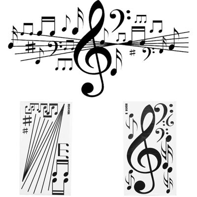 PELTOR Jeffergarden Autocollant Mural Unique Et Élégant Avec Note De Musique, Autocollant Décoratif Pour Chambre À Coucher Et Maison, Diy Bricolage - Publicité PELTOR Jeffergarden Autocollant Mural Unique Et Élégant Avec Note De Musique, Autocollant Décoratif Pour Chambre À Coucher Et Maison, Diy Bricolage - Publicité