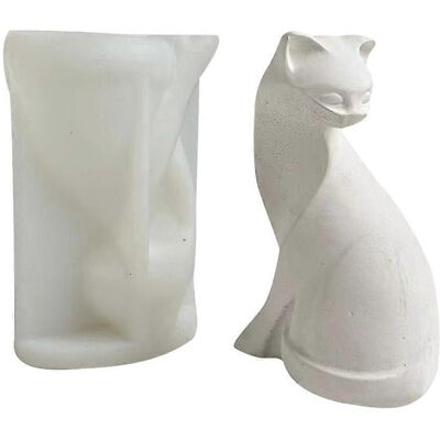 FLAMMKRAFT Outils Pour Fabriquer Des Bougies Soi-même : Un Adorable Chat En Silicone Antiadhésif Pour Créer Vos Propres Bougies. Publicité FLAMMKRAFT Outils Pour Fabriquer Des Bougies Soi-même : Un Adorable Chat En Silicone Antiadhésif Pour Créer Vos Propres Bougies. Publicité
