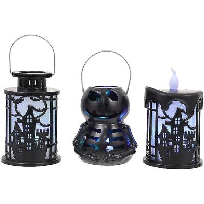 LISATR Lot De 3 Bougies Led D'Halloween Pour La Décoration D'Halloween - Publicité LISATR Lot De 3 Bougies Led D'Halloween Pour La Décoration D'Halloween - Publicité