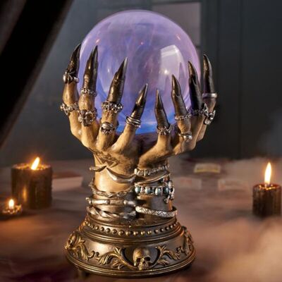 OEM 1 Boule De Cristal Halloween, Verre Tactile, Effet Plasma Coloré, Décoration Intérieure Festive Et Éducative - Publicité OEM 1 Boule De Cristal Halloween, Verre Tactile, Effet Plasma Coloré, Décoration Intérieure Festive Et Éducative - Publicité