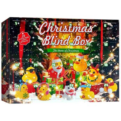 FLAMMKRAFT Calendrier De L'Avent De Noël, Boîte Surprise, Canard Jaune Mignon, Compte À Rebours De Noël, Type 1 - Publicité FLAMMKRAFT Calendrier De L'Avent De Noël, Boîte Surprise, Canard Jaune Mignon, Compte À Rebours De Noël, Type 1 - Publicité