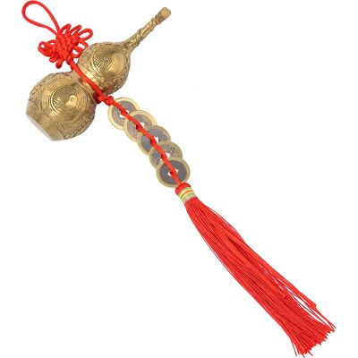 LBVIE Ornement Feng Shui En Forme De Cucurbitacée, Idéal Pour La Décoration Murale Et Comme Cadeau De Pendaison De Crémaillère. Publicité LBVIE Ornement Feng Shui En Forme De Cucurbitacée, Idéal Pour La Décoration Murale Et Comme Cadeau De Pendaison De Crémaillère. Publicité