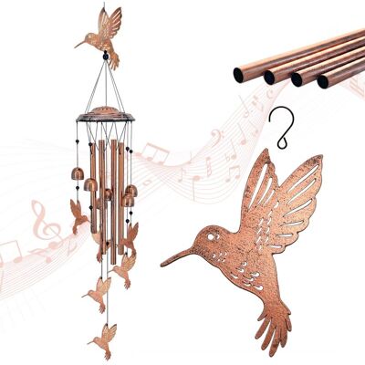 OEM Carillon Éolien Colibri, Cadeau D'Anniversaire Ou Commémoratif, Décoration Intérieur/extérieur (métal) - Publicité OEM Carillon Éolien Colibri, Cadeau D'Anniversaire Ou Commémoratif, Décoration Intérieur/extérieur (métal) - Publicité