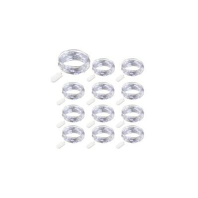 OEM 12 Packs Guirlandes Lumineuses À Piles, 20 Leds 2m Guirlande En Cuivre, Ip65 Étanche Argent Fil Blanc Froid Ambiance Lumière Pour Décoration Noël Fête Mariage Jardin Terrasse Pelouse Maison - Publicité OEM 12 Packs Guirlandes Lumineuses À Piles, 20 Leds 2m Guirlande En Cuivre, Ip65 Étanche Argent Fil Blanc Froid Ambiance Lumière Pour Décoration Noël Fête Mariage Jardin Terrasse Pelouse Maison - Publicité
