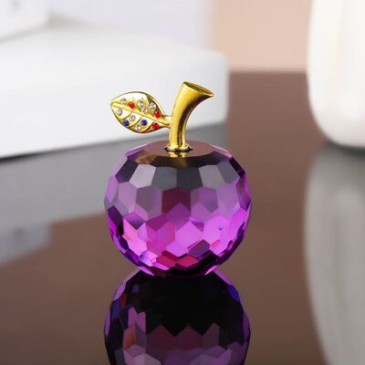 OEM Ornements De Pommes En Cristal Pour La Décoration Intérieure - Publicité OEM Ornements De Pommes En Cristal Pour La Décoration Intérieure - Publicité