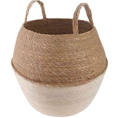 Pot De Plante Avec Poignées Blanc Ø 32 X 32 Cm Vidaxl - Publicité Pot De Plante Avec Poignées Blanc Ø 32 X 32 Cm Vidaxl - Publicité