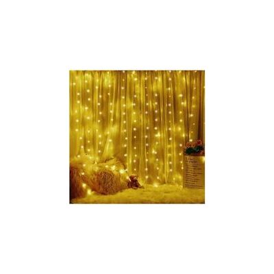 OEM Rideau Lumineux, 3m3m Guirlande Lumineuse Led, 8 Modes D'eclairage Blanc Chaud, Decoration De Fenêtre, Noël, Mariage, Anniversaire, Maison, Patio,rideau Lumineux Led - Publicité OEM Rideau Lumineux, 3m3m Guirlande Lumineuse Led, 8 Modes D'eclairage Blanc Chaud, Decoration De Fenêtre, Noël, Mariage, Anniversaire, Maison, Patio,rideau Lumineux Led - Publicité