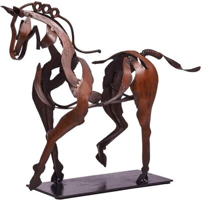 OEM Art Métal Cheval Statue Décoration Fait Main Moderne Cheval Sculpture Artisanat, Rustique Métal Statue Décoration Maison-dou - Publicité OEM Art Métal Cheval Statue Décoration Fait Main Moderne Cheval Sculpture Artisanat, Rustique Métal Statue Décoration Maison-dou - Publicité