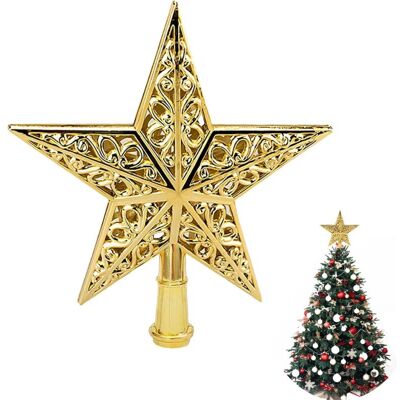 OEM Étoile Pour Sapin De Noël, Glitter Tree Top Décoration Étoile, Pour Les Décorations De Sapin De Noël Pour Les Fêtes De Famille, 20cm Or - Publicité OEM Étoile Pour Sapin De Noël, Glitter Tree Top Décoration Étoile, Pour Les Décorations De Sapin De Noël Pour Les Fêtes De Famille, 20cm Or - Publicité