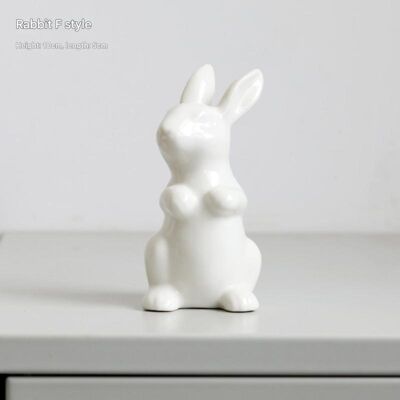 OEM Décoration De Pâques : Mini Lapins En Céramique Pour La Maison - Publicité OEM Décoration De Pâques : Mini Lapins En Céramique Pour La Maison - Publicité