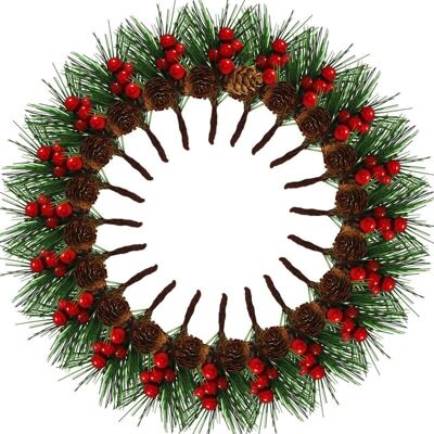 OEM 20 Pièces De Baies De Noël Artificielles,branches De Pin Artificielles, Aiguilles De Pin De Pommes De Pin De Baies,pour Les Decoration Noel De Table De Fête De Noel De Jardin,deco Noel. Publicité OEM 20 Pièces De Baies De Noël Artificielles,branches De Pin Artificielles, Aiguilles De Pin De Pommes De Pin De Baies,pour Les Decoration Noel De Table De Fête De Noel De Jardin,deco Noel. Publicité