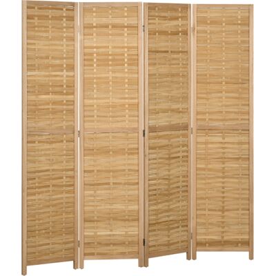 OEM Paravent Pliable 4 Sections En Bambou Naturel – Séparateur D’espace Discret Pour Salon Ou Chambre À Coucher, 160 X 170 Cm, Écran De Confidentialité Élégant Et Écologique - Publicité OEM Paravent Pliable 4 Sections En Bambou Naturel – Séparateur D’espace Discret Pour Salon Ou Chambre À Coucher, 160 X 170 Cm, Écran De Confidentialité Élégant Et Écologique - Publicité