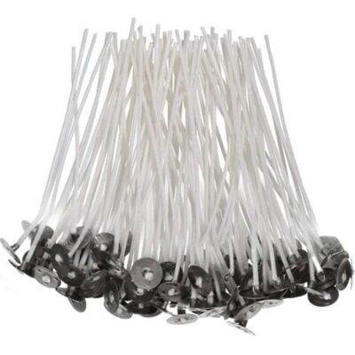 IRISFR Lot De 200 Mèches De Bougie Pré-cirées De 15 Cm, Mèches De Bougie Naturelles Pour La Fabrication De Bougies - Publicité IRISFR Lot De 200 Mèches De Bougie Pré-cirées De 15 Cm, Mèches De Bougie Naturelles Pour La Fabrication De Bougies - Publicité