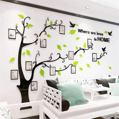 Melissa Stickers Muraux Arbre 3d Bricolage Stickers Muraux Autocollants Muraux Arbre Arts Décorations Pour Le Salon Chambre Chambre À Coucher (e Vert Clair Droite,xl: 200 276cm) - Publicité Melissa Stickers Muraux Arbre 3d Bricolage Stickers Muraux Autocollants Muraux Arbre Arts Décorations Pour Le Salon Chambre Chambre À Coucher (e Vert Clair Droite,xl: 200 276cm) - Publicité