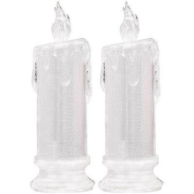 YUDO Lot De 2 Bougies Décoratives - Publicité YUDO Lot De 2 Bougies Décoratives - Publicité