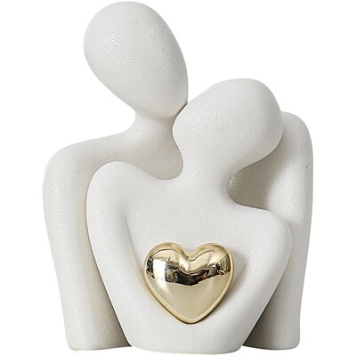 Generic Statuette Romantique De Couple, Figurine D'Amour En Céramique Blanche, Petits Ornements Pour Décoration De Maison - Publicité Generic Statuette Romantique De Couple, Figurine D'Amour En Céramique Blanche, Petits Ornements Pour Décoration De Maison - Publicité