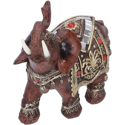 MCKENSA Statue D'Éléphant En Résine, Figurine Décorative De Bureau, Pour Salon Ou Cadeau, Rouge, L 13,5 X 6 X 14 Cm - Publicité MCKENSA Statue D'Éléphant En Résine, Figurine Décorative De Bureau, Pour Salon Ou Cadeau, Rouge, L 13,5 X 6 X 14 Cm - Publicité