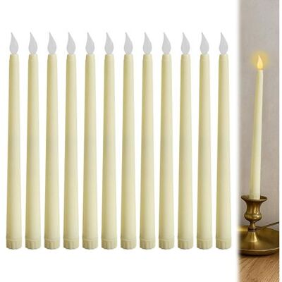 OEM Ensemble De 12 Bougies Led À Effet Scintillant, Fausses Bougies Led, Lumière Chaude Et Vacillante Pour La Maison, L'Église, Les Fêtes Et La Décoration De Noël - Publicité OEM Ensemble De 12 Bougies Led À Effet Scintillant, Fausses Bougies Led, Lumière Chaude Et Vacillante Pour La Maison, L'Église, Les Fêtes Et La Décoration De Noël - Publicité