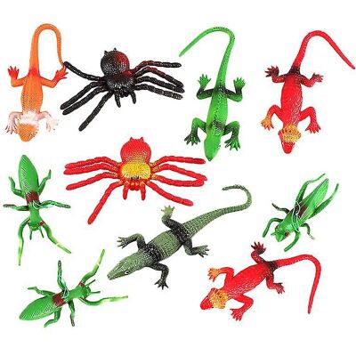 YUDO Lot De 10 Araignées Artificielles Pour Décorations D'Halloween - Publicité YUDO Lot De 10 Araignées Artificielles Pour Décorations D'Halloween - Publicité