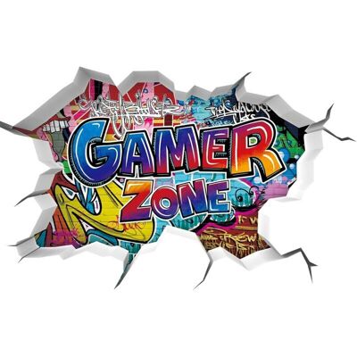 PELTOR 3d Autocollants Muraux Gamer,sticker Mural De Chambre Garçon,gamer Poster Murale Décoration,diy Sticker Gamer,moderne Stickers Muraux De Décoration De Salon,autocollant Mural De Garçon Dortoir - Publicité PELTOR 3d Autocollants Muraux Gamer,sticker Mural De Chambre Garçon,gamer Poster Murale Décoration,diy Sticker Gamer,moderne Stickers Muraux De Décoration De Salon,autocollant Mural De Garçon Dortoir - Publicité