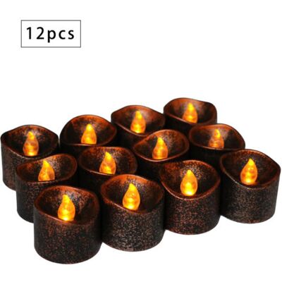 ABYSSE Lot De 12 Bougies Led, Piles Cr2032, Bougies Inodores, Bougies Chauffe-plat Transparentes Sans Flamme, Scintillantes - Publicité ABYSSE Lot De 12 Bougies Led, Piles Cr2032, Bougies Inodores, Bougies Chauffe-plat Transparentes Sans Flamme, Scintillantes - Publicité