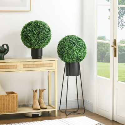 OEM Lot De 2 Boules De Buis Artificielles, Ø 40 Cm, Vert, Décoration Intérieur/extérieur - Publicité OEM Lot De 2 Boules De Buis Artificielles, Ø 40 Cm, Vert, Décoration Intérieur/extérieur - Publicité