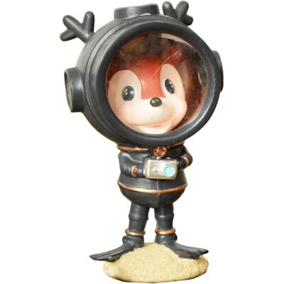 OEM Figurine Décorative Faon Plongeur 15 Cm En Résine - Publicité OEM Figurine Décorative Faon Plongeur 15 Cm En Résine - Publicité