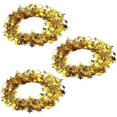 BRINSEA Guirlande Étoiles Doré Étoiles Drapeaux Étoiles Et Guirlandes Décoration Suspendue Pour Mariage Anniversaire Fête Du Festival De Noël Guirlande De Fanions Étoiles Réfléchissantes 7.5 M - Publicité BRINSEA Guirlande Étoiles Doré Étoiles Drapeaux Étoiles Et Guirlandes Décoration Suspendue Pour Mariage Anniversaire Fête Du Festival De Noël Guirlande De Fanions Étoiles Réfléchissantes 7.5 M - Publicité