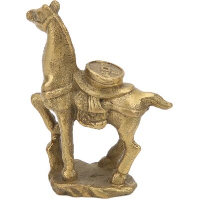 LBVIE Ornement De Cheval En Cuivre, Statue Artisanale Rétro Exquise Et Durable Pour La Décoration De Bureau Ou De Salon. Publicité LBVIE Ornement De Cheval En Cuivre, Statue Artisanale Rétro Exquise Et Durable Pour La Décoration De Bureau Ou De Salon. Publicité