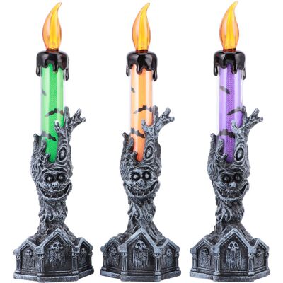 PELTOR Jeffergarden Bougie Sans Flamme De Simulation Innovante, 3 Pièces, Accessoires De Décoration Pour La Maison, Le Bar Et Halloween - Publicité PELTOR Jeffergarden Bougie Sans Flamme De Simulation Innovante, 3 Pièces, Accessoires De Décoration Pour La Maison, Le Bar Et Halloween - Publicité