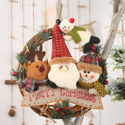 Melissa Guirlande De Noël Pour Porte D'Entrée, Nouvelles Décorations De Noël, Guirlande De Fleurs Artificielles, Guirlande En Rotin, Pendentif En Forme De Bonhomme De Neige/d'élan, Décoration De Noël, Pour Dé - Publicité Melissa Guirlande De Noël Pour Porte D'Entrée, Nouvelles Décorations De Noël, Guirlande De Fleurs Artificielles, Guirlande En Rotin, Pendentif En Forme De Bonhomme De Neige/d'élan, Décoration De Noël, Pour Dé - Publicité