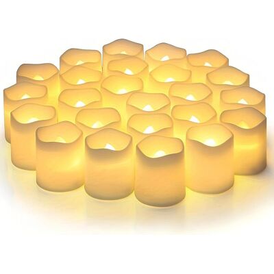 SUPERWISE 24 Pièces Bougies Led Flamme Vacillante,chandelles Clignotantes Lampe,chauffe-plat Électriques Sans Flamme Petite Bougie,pour La Maison Décorations De Noël Mariage Pâques Decoration - Publicité SUPERWISE 24 Pièces Bougies Led Flamme Vacillante,chandelles Clignotantes Lampe,chauffe-plat Électriques Sans Flamme Petite Bougie,pour La Maison Décorations De Noël Mariage Pâques Decoration - Publicité