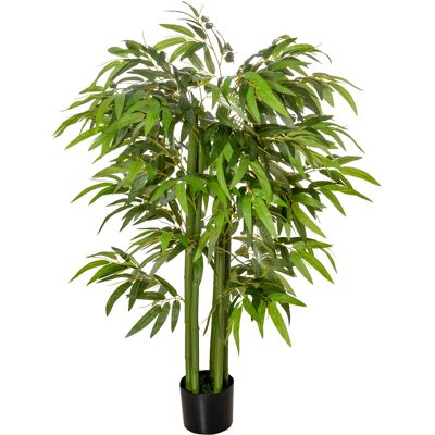 OEM Plante Artificielle En Bambou Plastique En Pot, 780 Feuilles, Aspect Réaliste, Entretien Minimal, 140 Cm, Verte - Publicité OEM Plante Artificielle En Bambou Plastique En Pot, 780 Feuilles, Aspect Réaliste, Entretien Minimal, 140 Cm, Verte - Publicité
