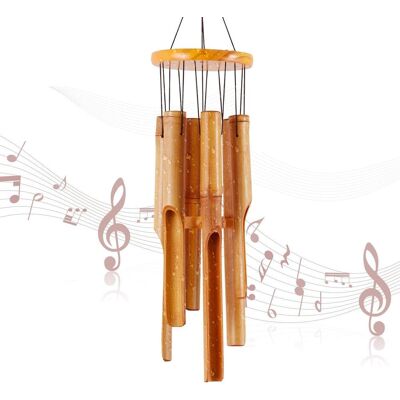 OEM Carillon Éolien En Bambou Naturel Avec Tubes Sculptés À La Main – Sons Méditatifs Doux, Produit Naturel Durable Pour Le Jardin Et L'Intérieur - Publicité OEM Carillon Éolien En Bambou Naturel Avec Tubes Sculptés À La Main – Sons Méditatifs Doux, Produit Naturel Durable Pour Le Jardin Et L'Intérieur - Publicité