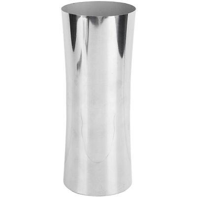 FLAMMKRAFT Grand Vase En Acier Inoxydable 304 Couleur Argent, En Forme De Taille Réduite, Idéal Pour Les Compositions Florales Au Bureau Et Lors De Mariages. Publicité FLAMMKRAFT Grand Vase En Acier Inoxydable 304 Couleur Argent, En Forme De Taille Réduite, Idéal Pour Les Compositions Florales Au Bureau Et Lors De Mariages. Publicité