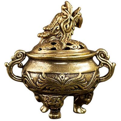 FATRD Décoration Intérieure, Réchaud À Thé, Support De Bobine En Métal, Brûleur D'Aromathérapie Vintage, Trépied En Laiton, Statue-5.2x5x5cm - Publicité FATRD Décoration Intérieure, Réchaud À Thé, Support De Bobine En Métal, Brûleur D'Aromathérapie Vintage, Trépied En Laiton, Statue-5.2x5x5cm - Publicité