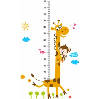 PELTOR Jeffergarden Autocollant Mural Amovible Avec Mesure De La Taille Des Enfants, Girafe, 4 Pièces, Pour Chambre D'Enfants De La Maternelle - Publicité PELTOR Jeffergarden Autocollant Mural Amovible Avec Mesure De La Taille Des Enfants, Girafe, 4 Pièces, Pour Chambre D'Enfants De La Maternelle - Publicité