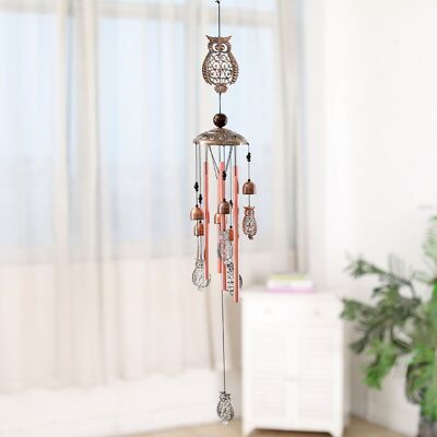 OEM Icyant Carillon À Vent En Forme De Hibou Avec 4 Tubes En Aluminium, 6 Cloches, 95 Cm, Étanche À L'Eau, Pour Noël, Maman, Balcon, Festival, Jardin-crezuo - Publicité OEM Icyant Carillon À Vent En Forme De Hibou Avec 4 Tubes En Aluminium, 6 Cloches, 95 Cm, Étanche À L'Eau, Pour Noël, Maman, Balcon, Festival, Jardin-crezuo - Publicité
