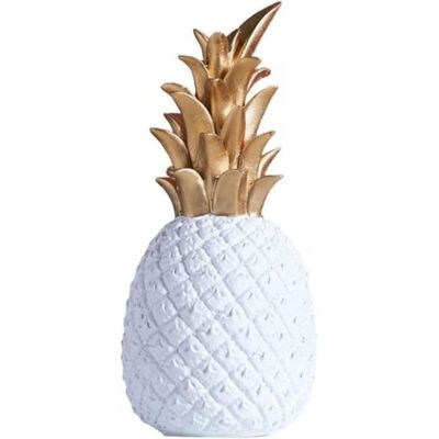 ABYSSE Ananas Décorations Ornement,modern Résine Décoration Ananas, Bibelot Décoratif Pour Mariage, Fête Et Festivités, Décoration De Maison Ou De Bureau - Blanc,15cm - Publicité ABYSSE Ananas Décorations Ornement,modern Résine Décoration Ananas, Bibelot Décoratif Pour Mariage, Fête Et Festivités, Décoration De Maison Ou De Bureau - Blanc,15cm - Publicité