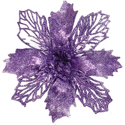 PELTOR Jeffergarden (lot De 1) Ornement De Noël Octogonal En Forme De Fleur, Ajouré Et Pailleté, 16 Cm, En Plastique Et Poudre Dorée. Publicité PELTOR Jeffergarden (lot De 1) Ornement De Noël Octogonal En Forme De Fleur, Ajouré Et Pailleté, 16 Cm, En Plastique Et Poudre Dorée. Publicité