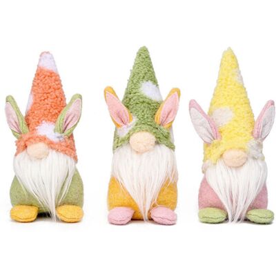 OEM Décoration Pâques Gnomes Lutins, Lot 3 Gnomes Lapin Pâques Tomte Fête Dimensions 23cm, Matériaux Feutre Doux Laine Fibre - Publicité OEM Décoration Pâques Gnomes Lutins, Lot 3 Gnomes Lapin Pâques Tomte Fête Dimensions 23cm, Matériaux Feutre Doux Laine Fibre - Publicité