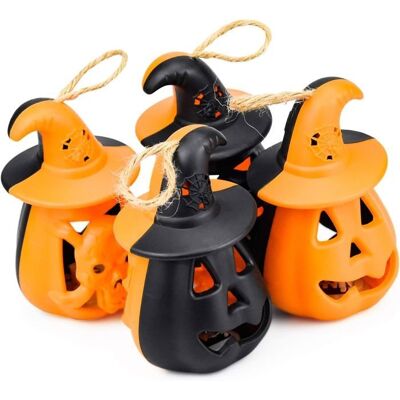 Cellfast Pièces Lumières De Citrouille Led, Lanterne De Citrouille D'Halloween Bougies Led Décoration Intérieure Extérieure Pour Halloween N - Publicité Cellfast Pièces Lumières De Citrouille Led, Lanterne De Citrouille D'Halloween Bougies Led Décoration Intérieure Extérieure Pour Halloween N - Publicité