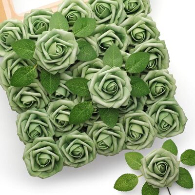 OEM 50 Fleurs, Tige 20,3cm, Mousse Latex, Décoration Mariage, Diy - Publicité OEM 50 Fleurs, Tige 20,3cm, Mousse Latex, Décoration Mariage, Diy - Publicité