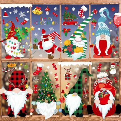 Melissa Stickers Noel Fenetre Réutilisable Autocollant Fenêtre Noel Decoration Gnomes Stickers Noel Fenetre Père Noel Decoration Autocollant De Noël Stickers Vitrine Noel - Publicité Melissa Stickers Noel Fenetre Réutilisable Autocollant Fenêtre Noel Decoration Gnomes Stickers Noel Fenetre Père Noel Decoration Autocollant De Noël Stickers Vitrine Noel - Publicité