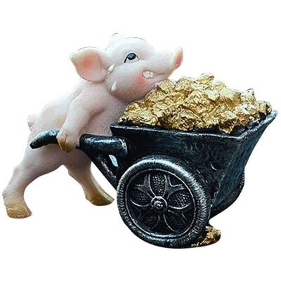 Cellfast Cochon Statue Jardin Bureau Cochon Sculpture Résine Figurine Ornement Décoration Style1 - Publicité Cellfast Cochon Statue Jardin Bureau Cochon Sculpture Résine Figurine Ornement Décoration Style1 - Publicité