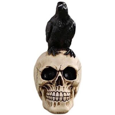 BRINSEA Résine Crâne Halloween Cadeau Animal Crâne Crâne Crâne Croix Maison Bar Artisanat Crâne Crâne Crâne - Publicité BRINSEA Résine Crâne Halloween Cadeau Animal Crâne Crâne Crâne Croix Maison Bar Artisanat Crâne Crâne Crâne - Publicité