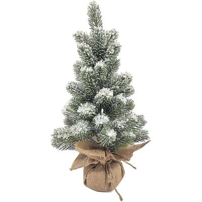 FLAMMKRAFT Sapin De Noël Floqué De Bureau De 45 Cm (17,72 Pouces), Décoration De Table Réutilisable Et Peu Encombrante Pour Noël - Publicité FLAMMKRAFT Sapin De Noël Floqué De Bureau De 45 Cm (17,72 Pouces), Décoration De Table Réutilisable Et Peu Encombrante Pour Noël - Publicité