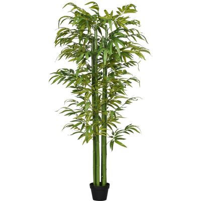 OEM Plante Artificielle De 180 Cm, Bambou Artificiel Avec Pot, Arbre Décoratif Artificiel Vert Pour L'Intérieur - Publicité OEM Plante Artificielle De 180 Cm, Bambou Artificiel Avec Pot, Arbre Décoratif Artificiel Vert Pour L'Intérieur - Publicité